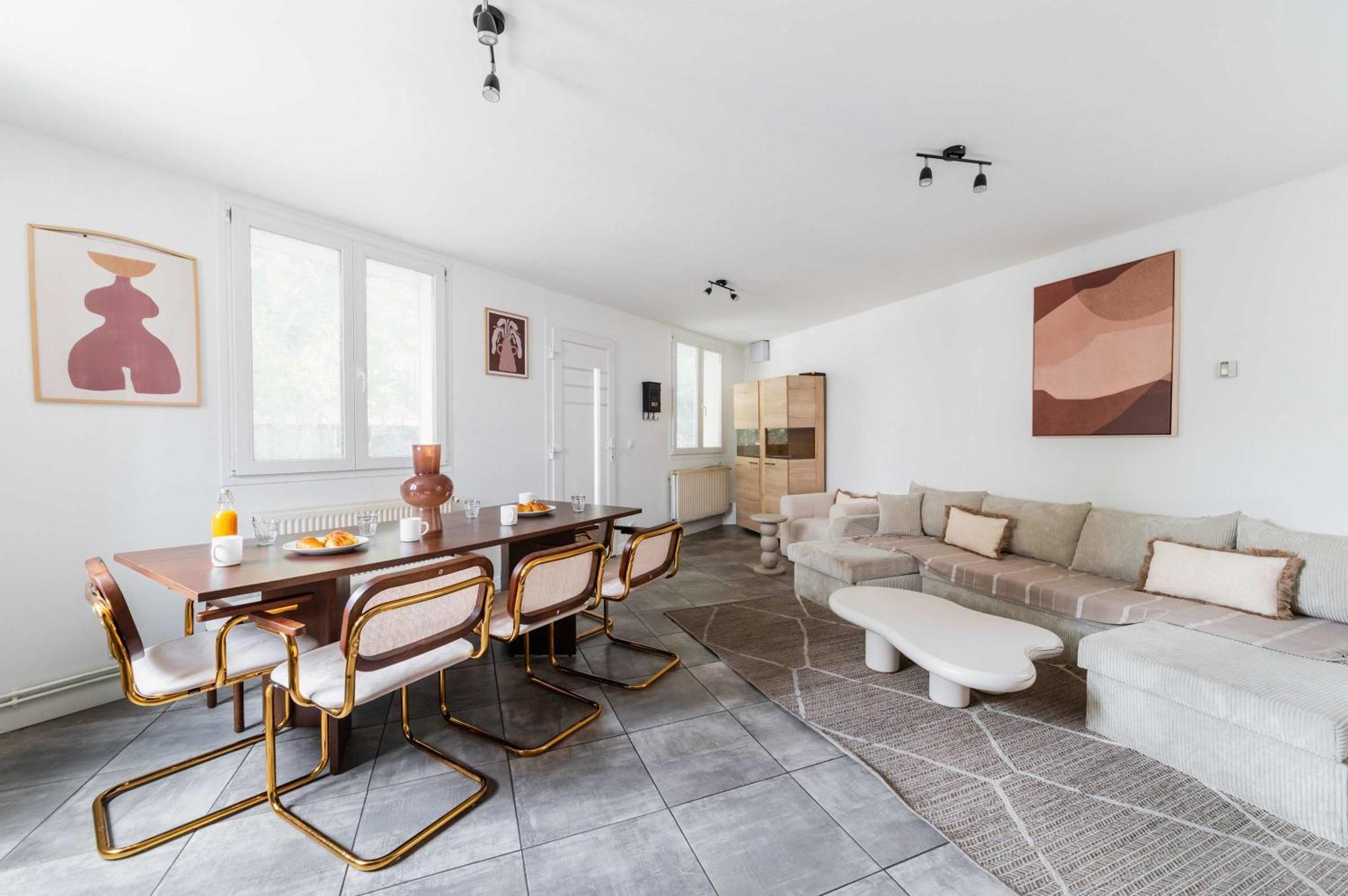 Villa Romainville Paris Pour 8 Personnes - Flat-Guest Ngoại thất bức ảnh